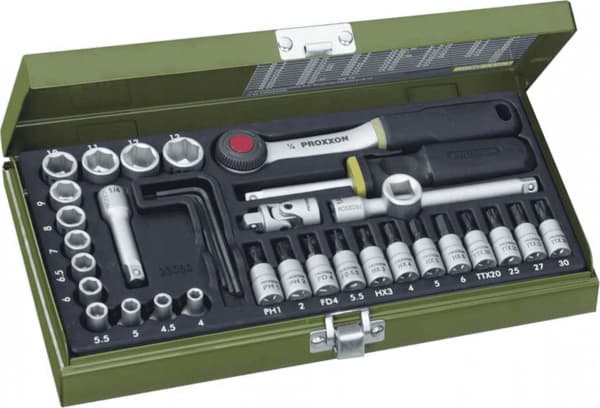 Proxxon Værktøjssæt 36 dele (PR23080)