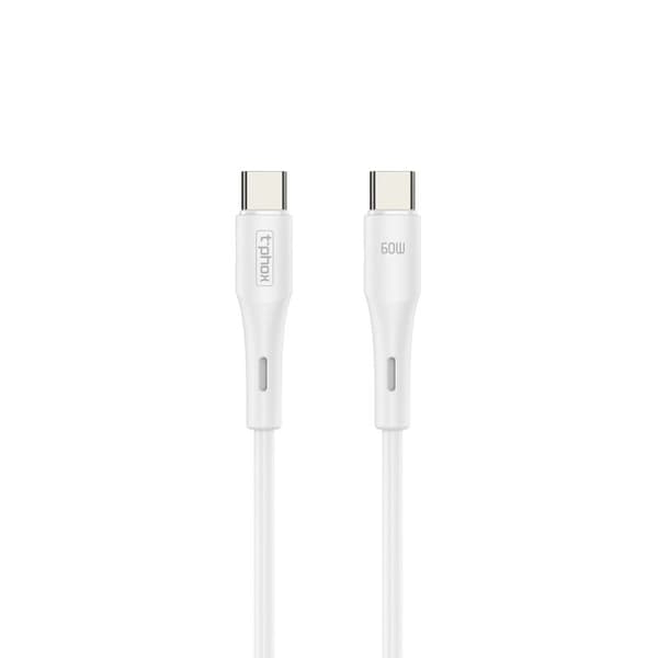KABEL T-PHOX GENTLE USB-C/USB-C 60W 1M VIT