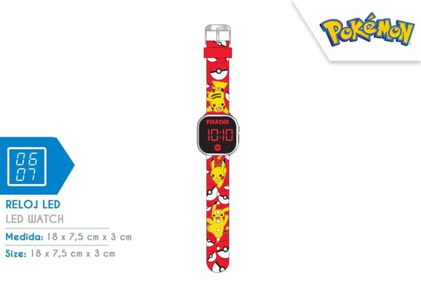 Pokemon Pikachu LED-ur