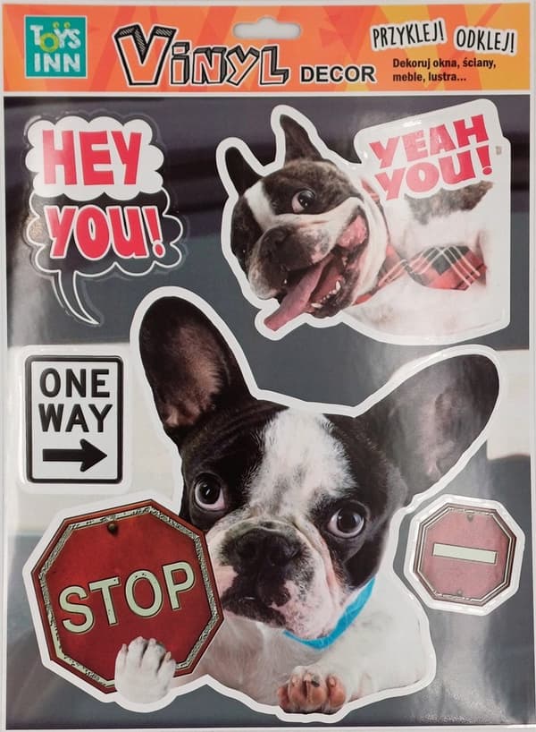 Vinyyliset lemmikkieläintarrat - Dog Stop StnUx