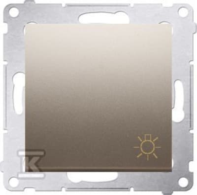 Simon 54 Knapp /ljus/ 16AX 250V matta rullar DS1A.01/44