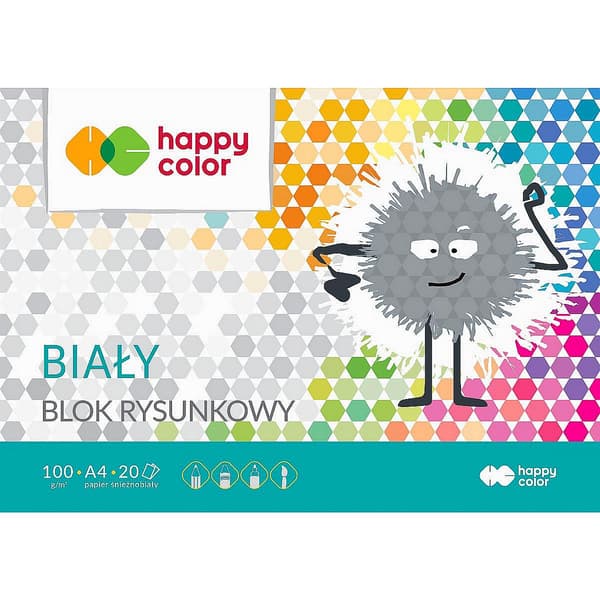 Ritblock vitt A4/20K HAPPY COLOR