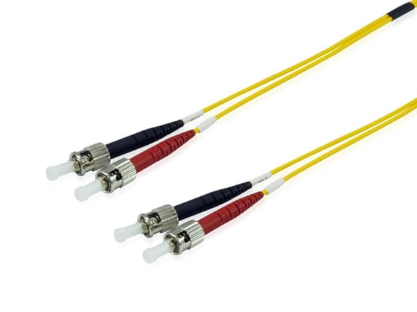 Equip Light air patchkabel ST - ST Singlemode Duplex OS2, 3m, gul (252233)