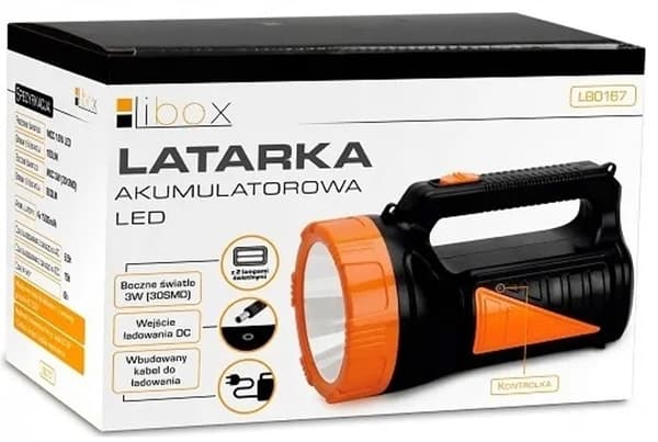Genopladelig lommelygte LB0167 LIBOX