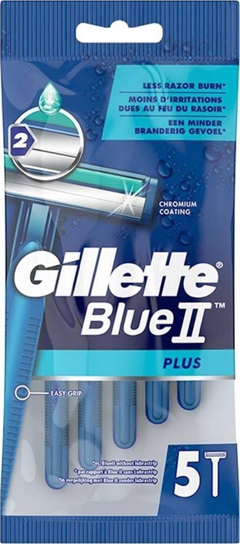 Sheivausterät Gillette Blue Ii Plus 5 osaa