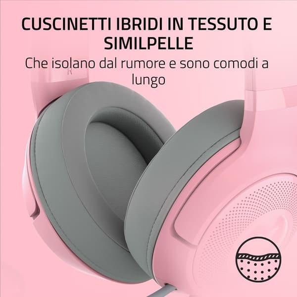 Razer Kraken Kitty V2 Hörlurar - Quartz Ed.