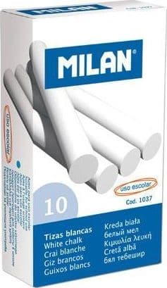 Vit krita 10 stycken MILAN