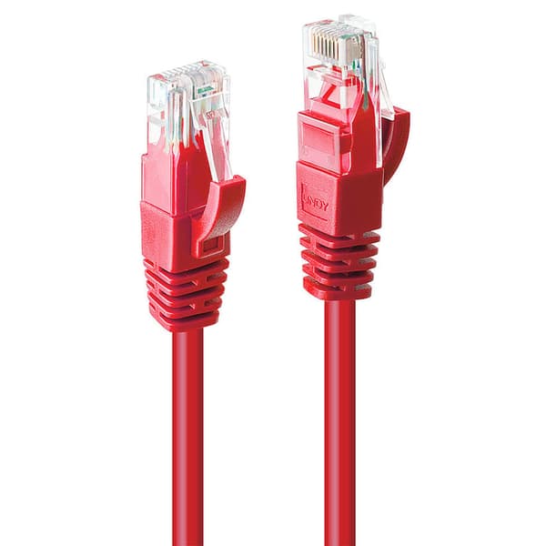 Lindy 48035 Netværkskabel Rød 5 m Cat6 U/UTP (UTP)