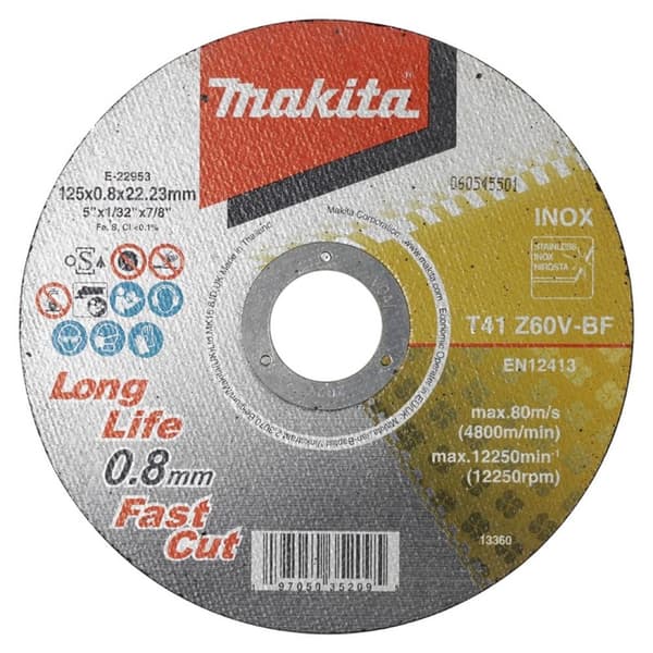 KATKAISULAIPPA TERÄKSELLE MAKITA 125X0.8