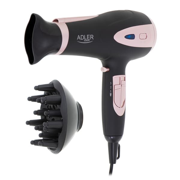 Adler CR2253 - Hårtørrer / Føntørrer med diffuser - 2200W