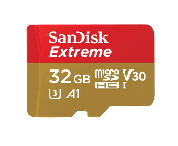 SanDisk microSDHC Action SC 32GB Extr.100MB A1 SDSQXAF-032G-GN6AA