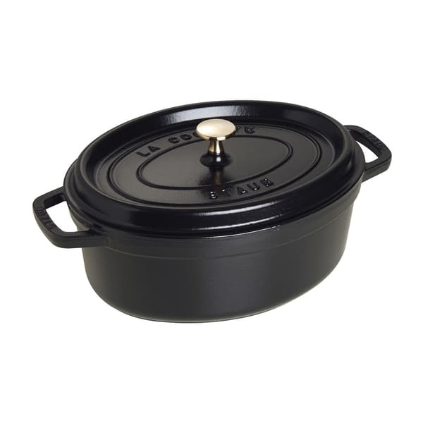 Staub Ovaali Cocotte, 29cm Musta, Valurauta