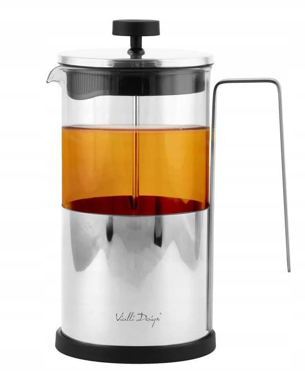 KAFFE- OCH TETILLVERKARE 1000 ML DIAMANTE SILVER 0688