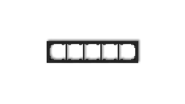 Karlik Deco Väggram matt svart (12DR-5)