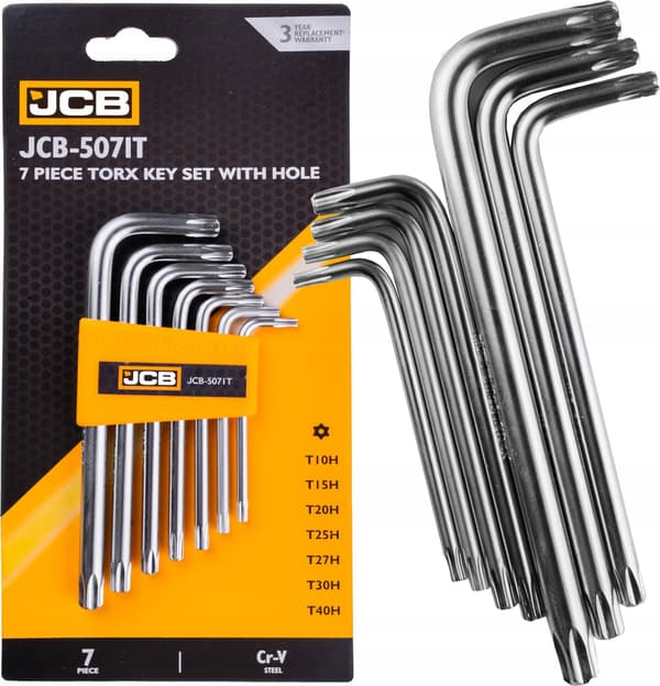 JCB TORX 7kpl T10-T40 REIJÄLLÄ