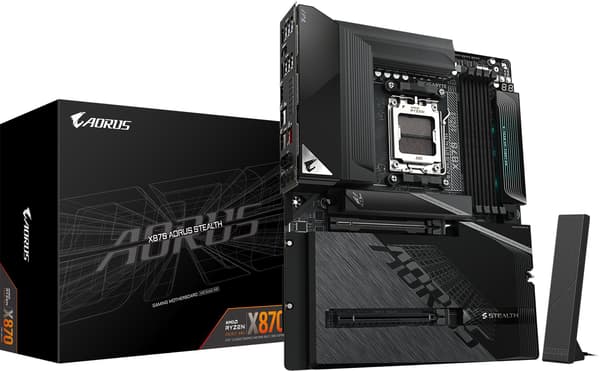 AORUS X870 STEALTH - bundkort - ATX - Socket AM5 - AMD X870