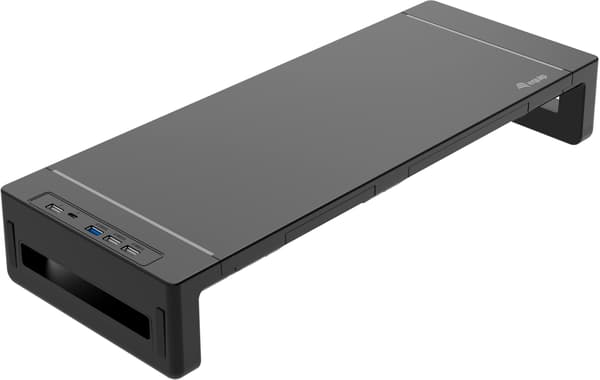 Equip-näytönkoroke 4xUSB-A/USB-C/+ 25kg musta