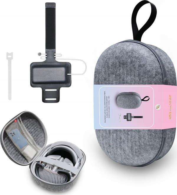 JYS Sæt 3i1 Etui til Goggle Briller VR Apple Vision Pro Rem /JYS-APP002