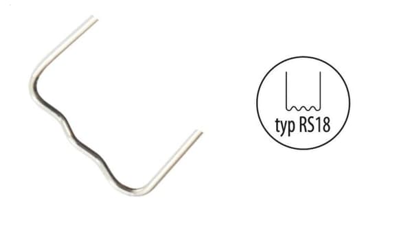 HÆFTESTIFTER 0,8 MM RS18 TIL PLAST 100 STK