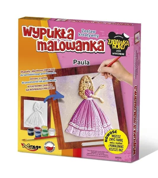 Konvex målarbok - Paula