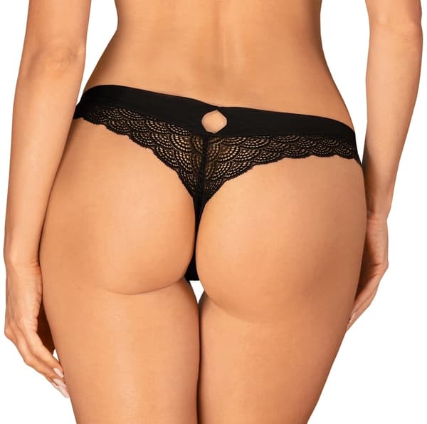 Obsessive Chemeris Trusse XL/2XL Sort Blonde Komfort Design