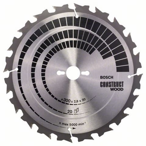 Bosch Savklinge Construct Wood 300 x 20mm 20z (2.608.640.700)