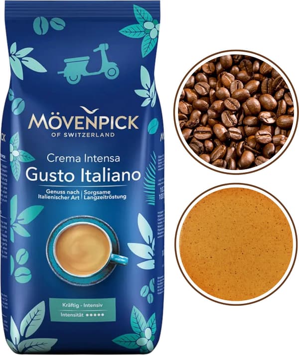 Kaffebønner Movenpick Gusto Italiano Crema 1 kg