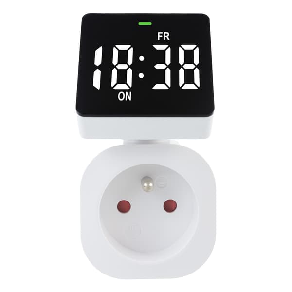 Timerbrytare - digital timer GreenBlue, max. belastning 16A, IP20, GB610 E