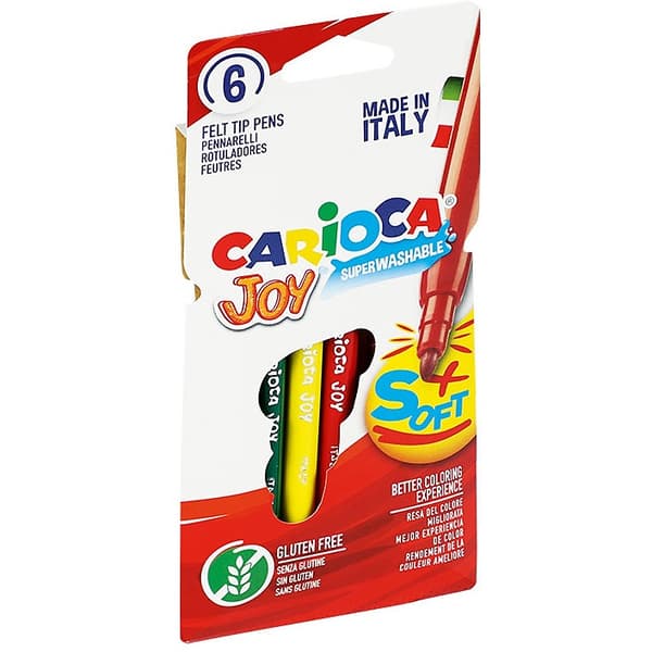 Joy-kynät 6 väriä CARIOCA