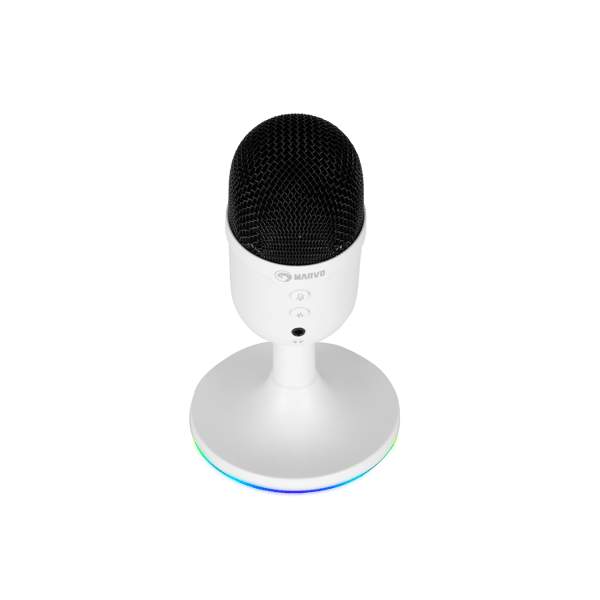 MARVO MIC-06 RGB WH MIKROFON VIT
