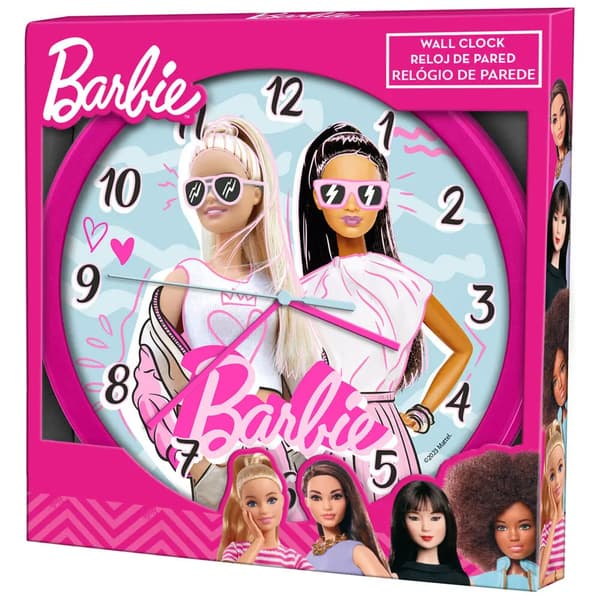Barbie väggklocka
