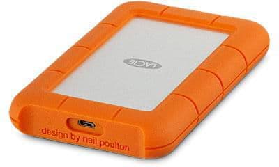 LaCie Rugged 1TB oranssi ulkoinen kiintolevy (STFR1000800)