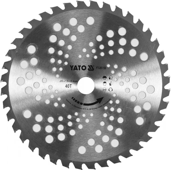 TCT-TERÄ TRIMMERILLE 255MM 25.4MM