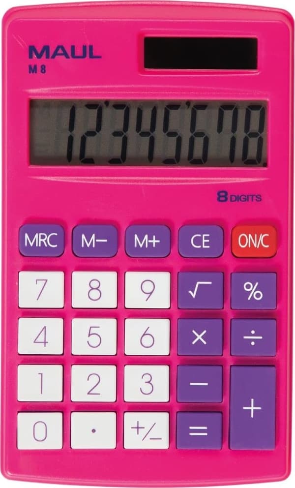 Lommeregner Maul M 8 pink