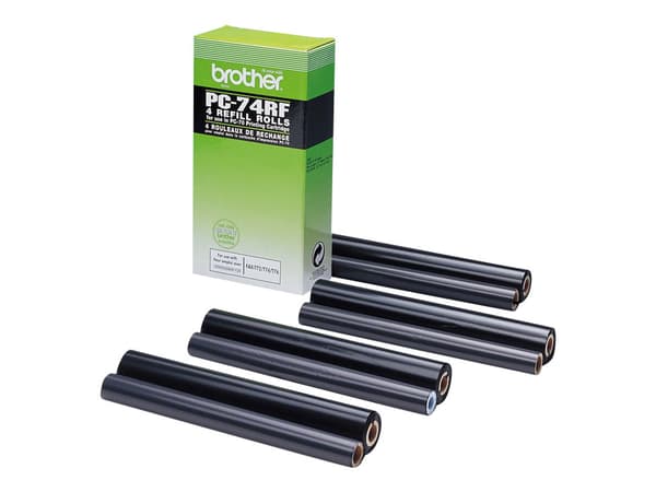 Brother skrivarband PC74RF - svart - 4-pack