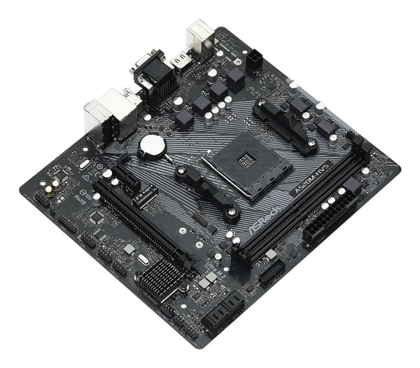 ASRock A520M-HVS - bundkort - micro ATX - Socket AM4 - AMD A520