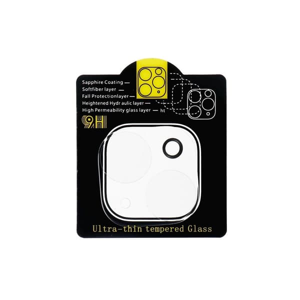 5D Full Glue hærdet glas til kamera - til Samsung Galaxy S24 Plus Sort