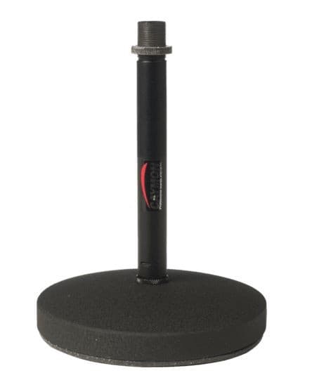 CAYMON CST101/B Bordsstativ för mikrofon, svart