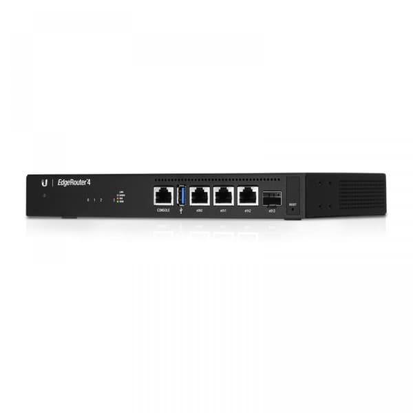 Ubiquiti Edgerouter 4-port EdgeRouter 4, Ethernet WAN, Gigabit Ethernet, Sort