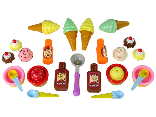 LeanToys Glass Cupcakes Såser Ärmset