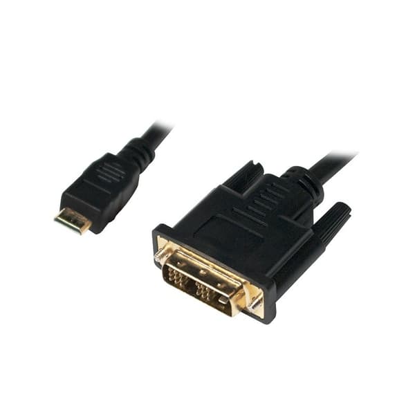 HDMI-kabel Logilink CHM002 mini HDMI - DVI/D M/M 1m