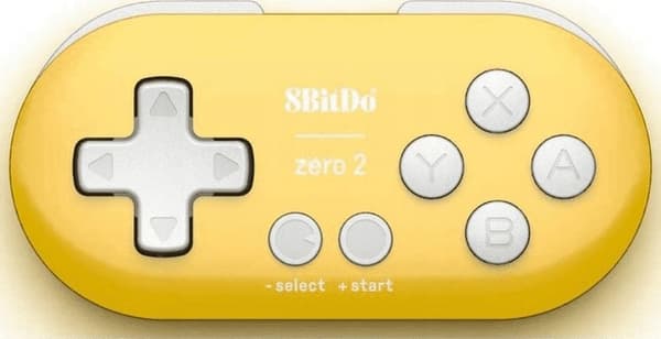 Ohjain 8BitDo Zero 2 Keltainen versio (RET00221)