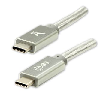 USB Logo USB-C-kabel - USB-C 1 m hvid