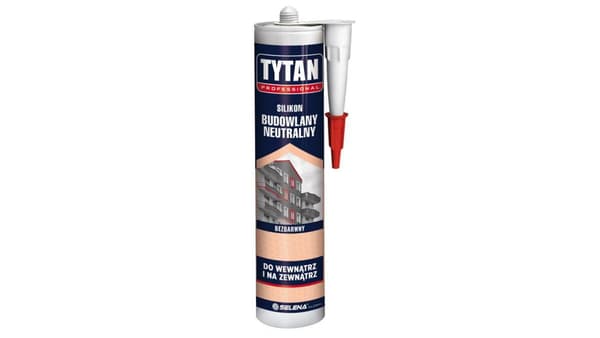 SILIKONE NEUTRAL BYGNING TITANIUM 280ML SORT