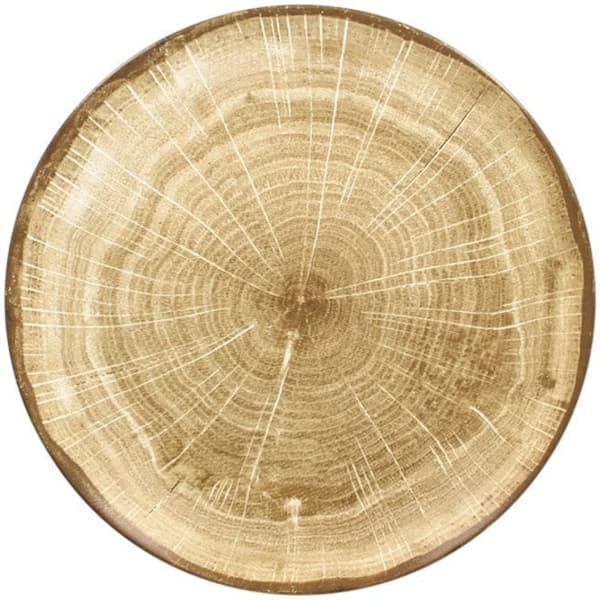 Woodart flat tallrik brun 29 cm