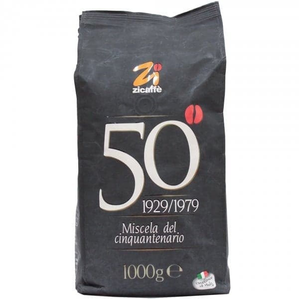 Zicaffe Kaffebönor Cinquantenario Kaffebönor 1kg