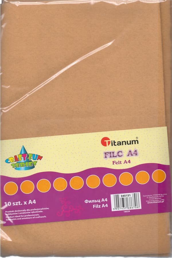 Filt A4 orange 10st