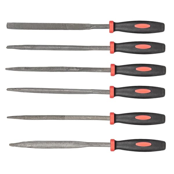 Top Tools Barrfil (Barrfil för metall, set om 6)