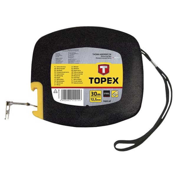 Topex Stålmålebånd 30m 28C413