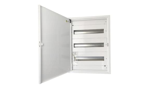 Doktorvolt Utanpåliggande ställverk 54 modul 3 rader metall IP30 1185